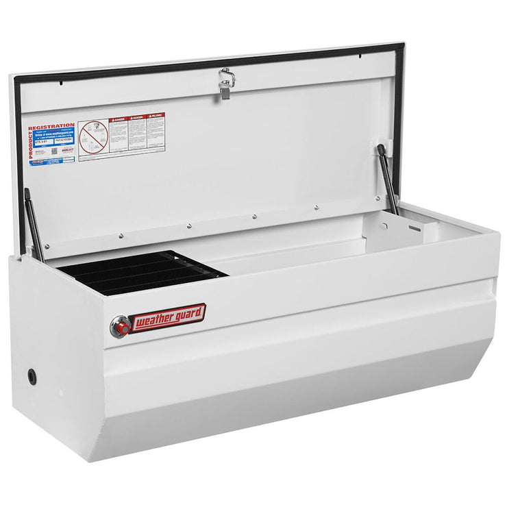 WeatherGuard 675-3-01 Steel White Full Compact All-Purpose Chest, 10.0 Cu. Ft. - 3