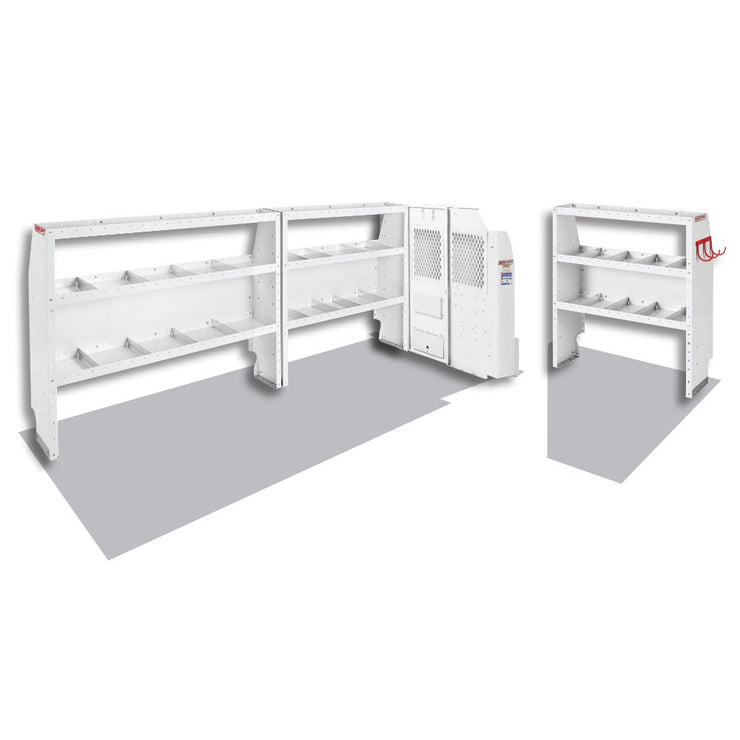 WeatherGuard 600-8120L Commercial Shelving Van Package, GM Savana, 155" Wheelbase