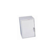 Weather Guard 8310-3 White Lockable Cabinet with 2-Removable Shelves, 24" x 17" x 18"