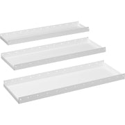 Weather Guard 9053-3-01 Brite White Armor-TUF STARTER 3-Shelf Set, 36" x 13"