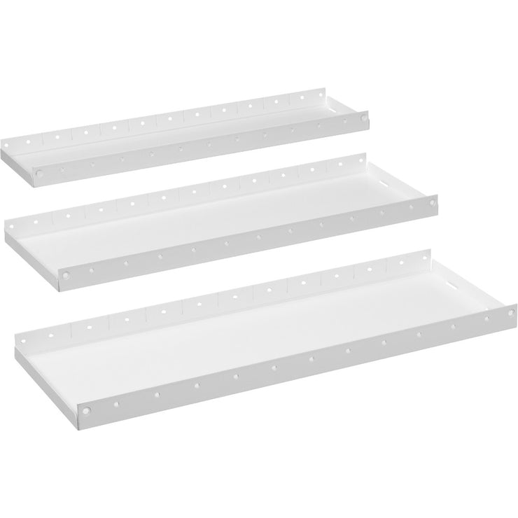 Weather Guard 9053-3-01 Brite White Armor-TUF STARTER 3-Shelf Set, 36" x 13"