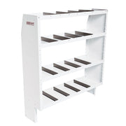 WeatherGuard 9365-3-03 Heavy Duty Adjustable 4 Shelf Unit, 60" x 52" x 16"