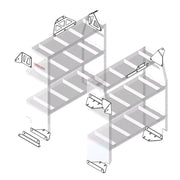 WeatherGuard 9752-3-01 Rear Installation Kit, RAM ProMaster City