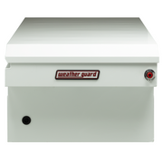 Weather Guard 116-3-03 Saddle Box, Steel, Full Extra Wide, White, 14.5 Cu. Ft.