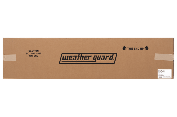 Weather Guard 120-3-03 Saddle Box, Steel, Full Low Profile, White, 10.6 Cu. Ft.
