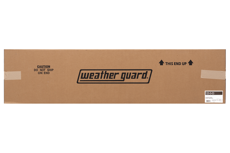 Weather Guard 120-5-03 Saddle Box, Steel, Full Low Profile, Gloss Black, 10.6 Cu. Ft.
