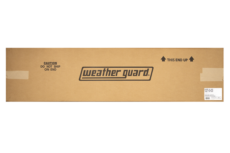 Weather Guard 127-0-03 Model 127-0-03 Saddle Box, Aluminum, Full Standard, Clear, 10.5 Cu. Ft.
