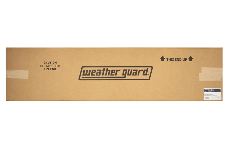 Weather Guard 127-52-03 Saddle Box, Aluminum, Textured Matte Black