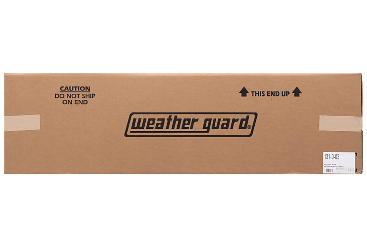 Weather Guard 131-0-03 Saddle Box, Aluminum, Compact Low Profile, Clear, 7.7 Cu. Ft.