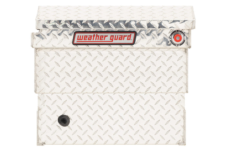 Weather Guard 137-0-03 Model 137-0-03 Saddle Box, Aluminum, Compact Deep, Clear, 8.0 Cu. Ft.