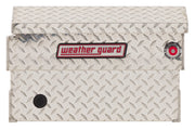 Weather Guard 154-0-03 Saddle Box, Aluminum, Compact, Clear, 6.0 Cu. Ft.