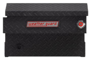 Weather Guard 154-52-03 Saddle Box, Aluminum, Compact, Textured Matte Black, 6.0 Cu. Ft.