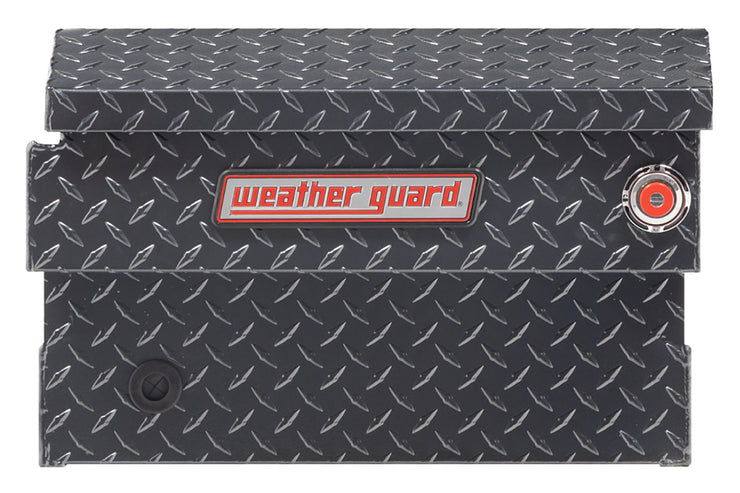 Weather Guard 154-6-03 Saddle Box, Aluminum, Compact, Gunmetal Gray, 6.0 Cu. Ft.
