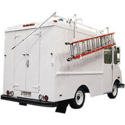 Weather Guard 284 White Aluminum Drop-Down EZ-GLIDE System Rack, Driver Side, 10' Hi-Cube Vans