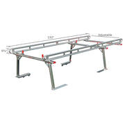 Weather Guard 1211 Aluminum Accessory Side Rails for ATR Truck Racks, 6.5' Bed