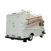 Weather Guard 281 White Aluminum Drop-Down EZ-GLIDE System Rack, Passenger Side 8' Hi-Cube Vans