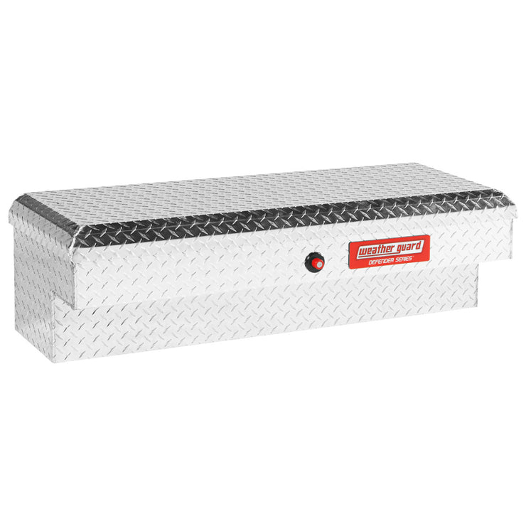Weather Guard 300304-9-01 DEFENDER Series Clear Aluminum Short Lo-Side Box, 47"x 16.7" x 12.9"