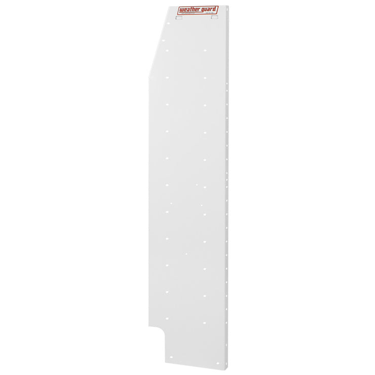 Weather Guard 9236-3-01 Heavy-Gauge Steel White Adjustable Tapered End Panel Set, 60" x 13" x 1.5"
