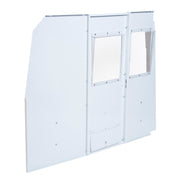 Weather Guard 96141-3-01 Heavy-Gauge Steel White Window Bulkhead, Mid/High-Roof, RAM Pro Master