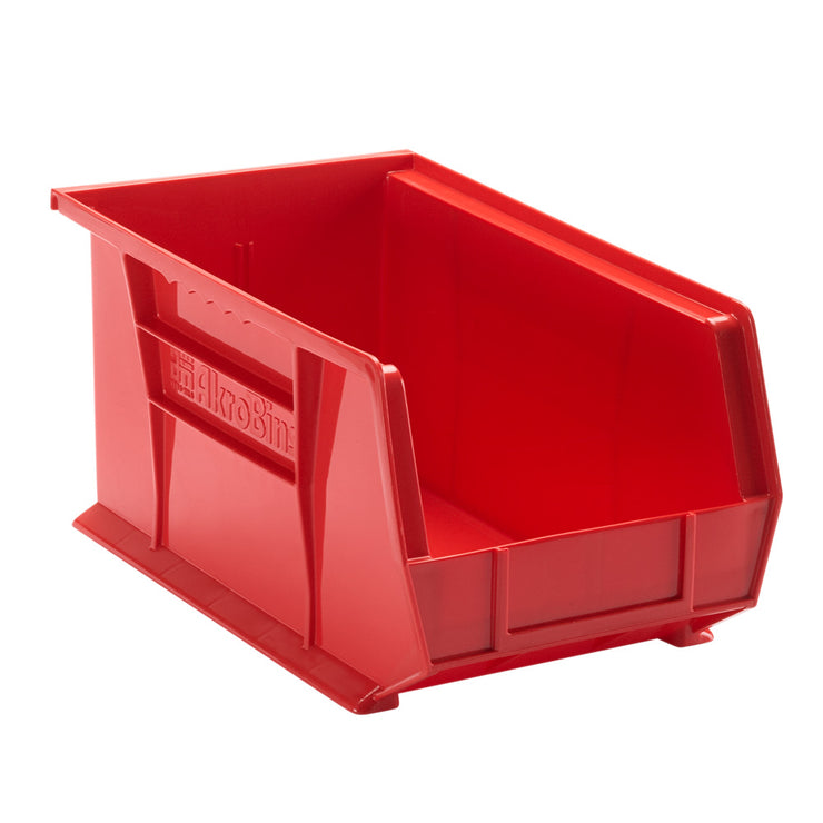 Weather Guard 9855-7-01 Red Zone Sturdy Plastic Medium Bin Set, 7" x 8.25" x 14.75"